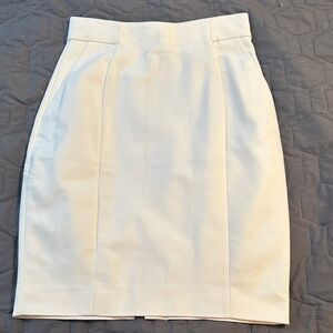 H&M Cream Pencil Skirt -Size 4